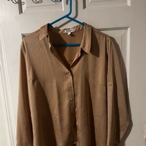 Express Women's Blouse - Tan